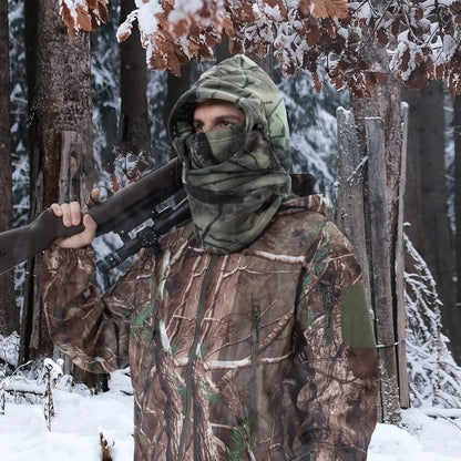 Winter Balaclava Thermal Fleece Ski Mask Neck Warmer Hoods Full Face Mask Outdoor Sports Cycling Hunting Hiking Warm Hat Cap