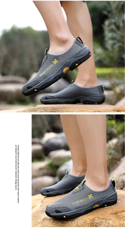 Men's Summer Sports Shoes Anti-skid and Wear-resistant Soles New Discount Shoes for Outdoor Hiking Casual and Breathable Shoes