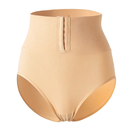 Womens Strong Postpartum Plus Size Buttoned Hip Lifting Top Waist Pants Mid-waist Comfortable High-quality Underpanties