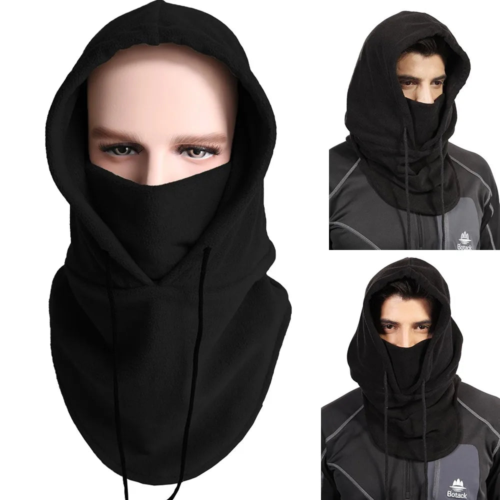 Winter Thermal Full Face Mask Cover Hoods CS Hat Ski Cold Weather Balaclava Polar Fleece Hat Hooded Neck Warmer Cycling Cap