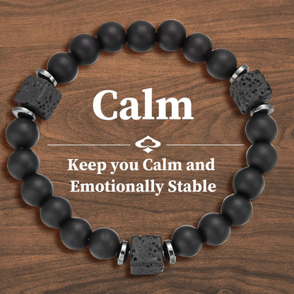 Bring Good Luck and Attract Wealth Natural Stone Bracelet Energy Meditation Bracelet Friendship Jewelry Gift Stretch Bracelet