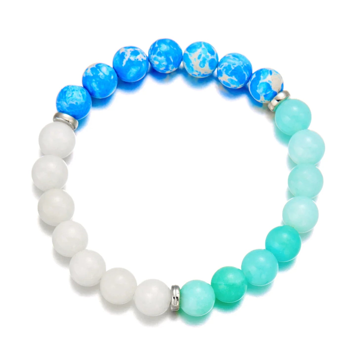 Bring Good Luck and Attract Wealth Natural Stone Bracelet Energy Meditation Bracelet Friendship Jewelry Gift Stretch Bracelet