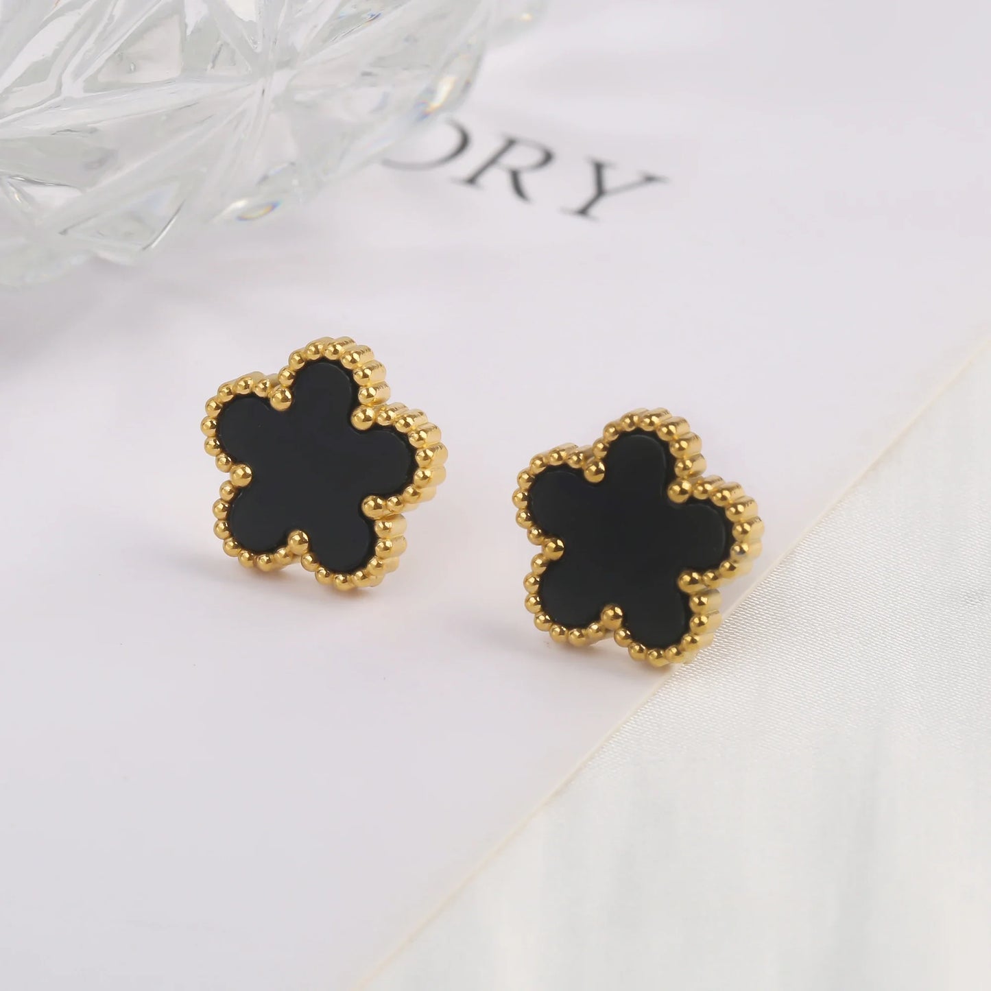 Hot Sale Stainless Steel Laser Five Leaf Flower Petal Adjustable Clover Bracelet Classic for Woman Girl Brand Jewelry Party Gift