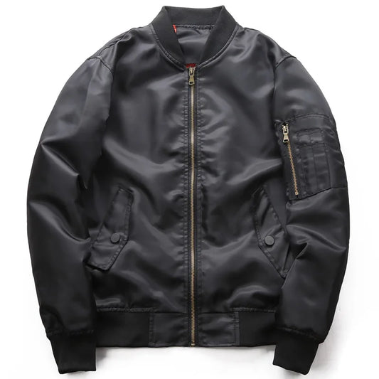 Mens Bomber Jacket 2025 New Spring Autumn Male Baseball Jackets Pilot Men Outwear Army Green Coat Zipper Men's Tactical Uniform