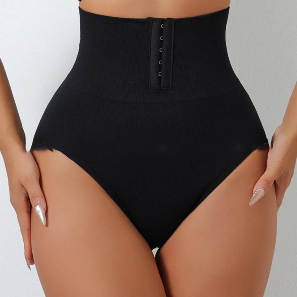 Womens Strong Postpartum Plus Size Buttoned Hip Lifting Top Waist Pants Mid-waist Comfortable High-quality Underpanties