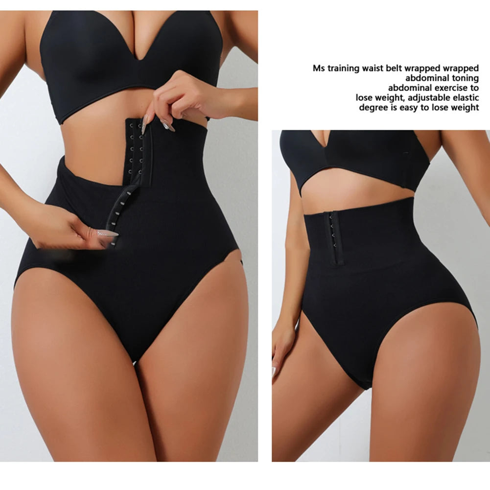 Womens Strong Postpartum Plus Size Buttoned Hip Lifting Top Waist Pants Mid-waist Comfortable High-quality Underpanties