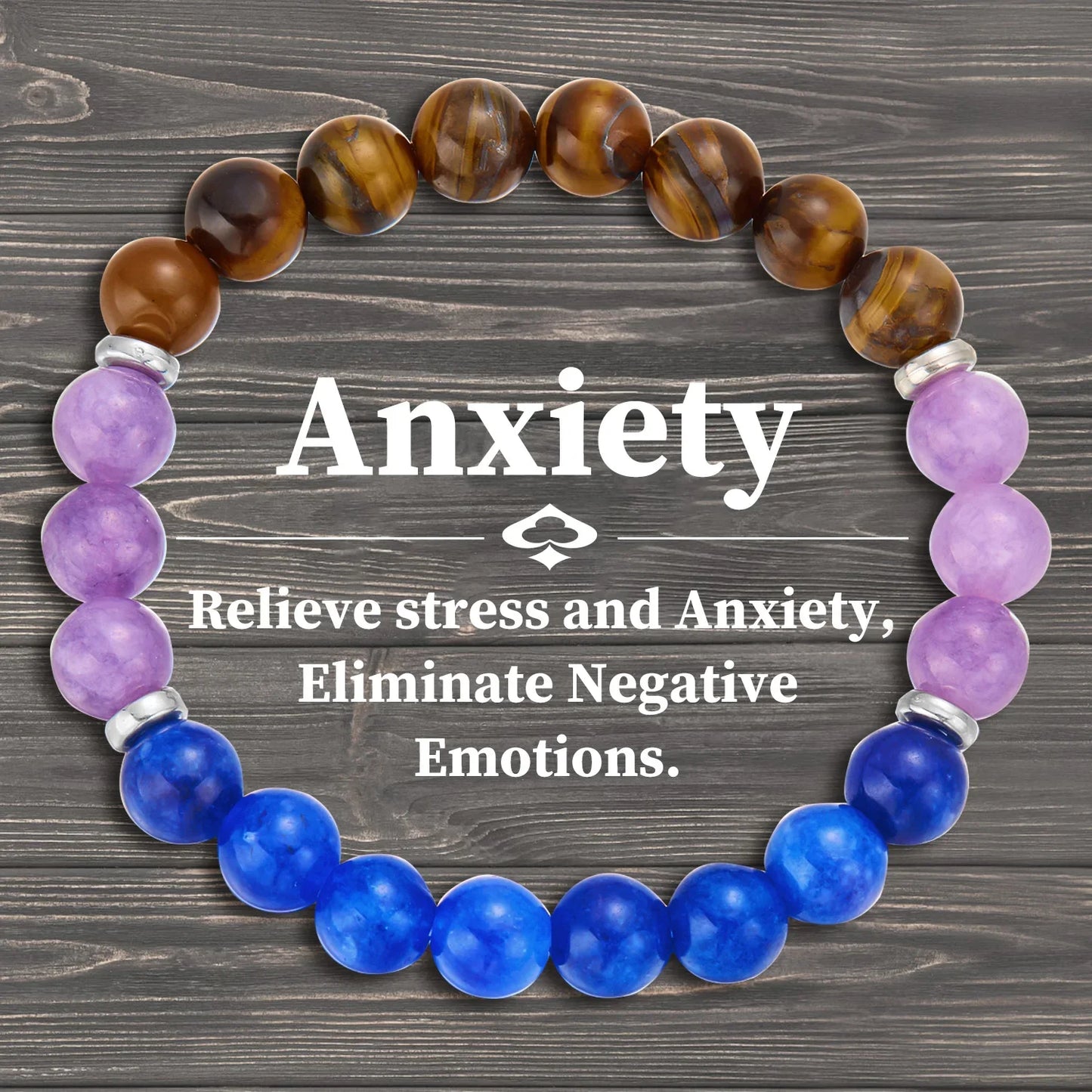 Bring Good Luck and Attract Wealth Natural Stone Bracelet Energy Meditation Bracelet Friendship Jewelry Gift Stretch Bracelet