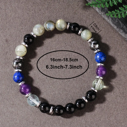 Exquisite summer accesorios hematite Pyrite brother Holiday Christmas spiritual natural stone money bracelet attract money