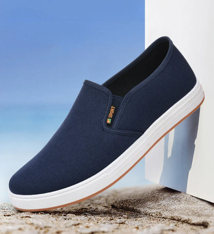 Autumn Low cut canvas shoes Comfort Male Flats Casual anti slip Vulcanized Sneaker New Fashion Light Loafers Zapatos Hombre