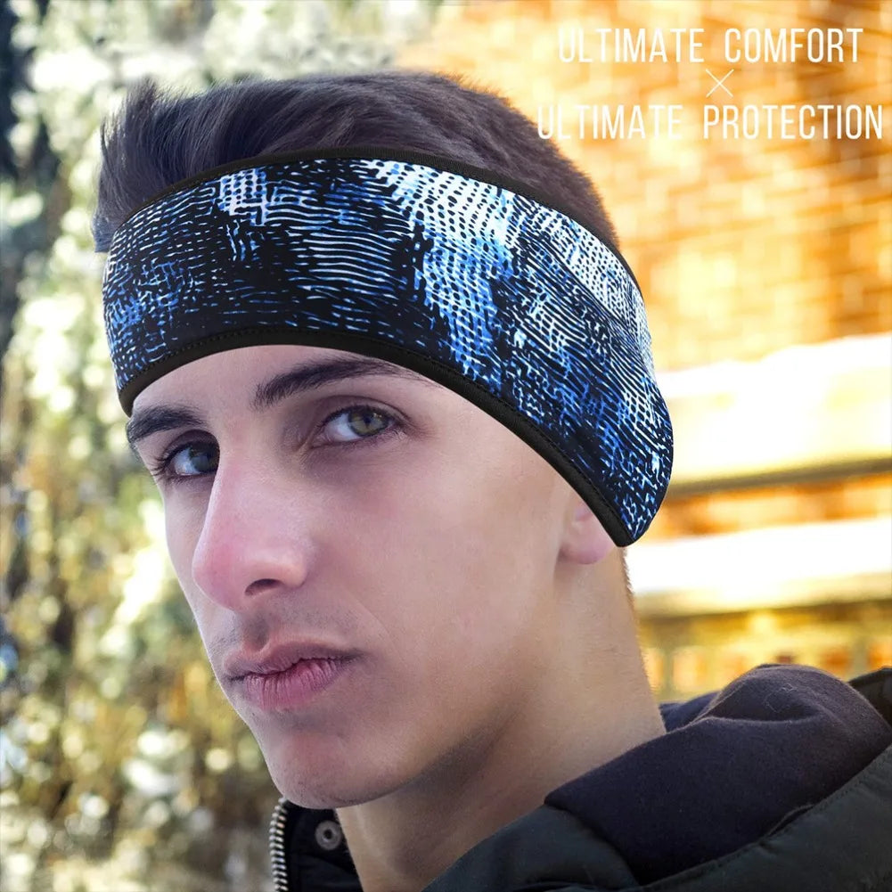 Winter Ear Warmer Cover Sports Head Band Fleece Cycling Running Ski Cold Weather Ear Muff Hairband Headwear for Men Women