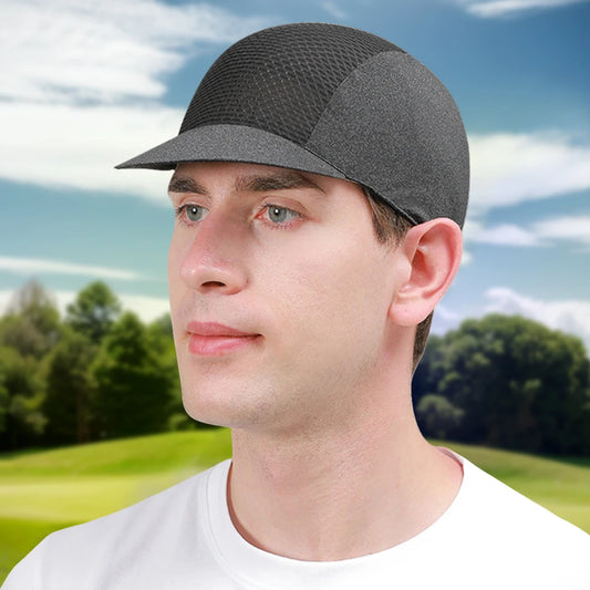 Motorcycle Bicycle Caps Sun Protection Racing Bicycle Hat Sweat Wicking Under Helmet Sunproof Hat for Outdoor Sports