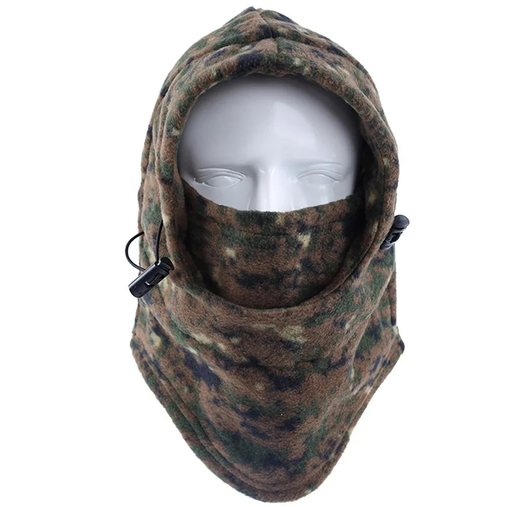 Winter Balaclava Thermal Fleece Ski Mask Neck Warmer Hoods Full Face Mask Outdoor Sports Cycling Hunting Hiking Warm Hat Cap