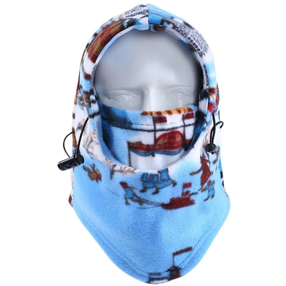 Winter Balaclava Thermal Fleece Ski Mask Neck Warmer Hoods Full Face Mask Outdoor Sports Cycling Hunting Hiking Warm Hat Cap