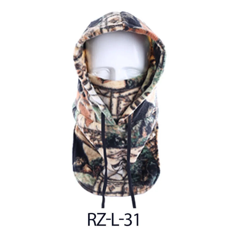 Winter Thermal Full Face Mask Cover Hoods CS Hat Ski Cold Weather Balaclava Polar Fleece Hat Hooded Neck Warmer Cycling Cap