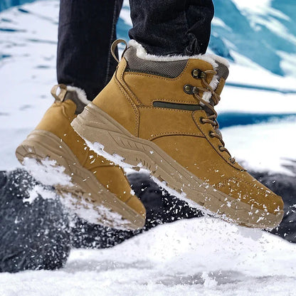 men boots 2025 New Winter Slippers Warm Men Shoes Waterproof Non-Slip Plush Sneakers Male tenis shoes Boots Men Sneakers Winter