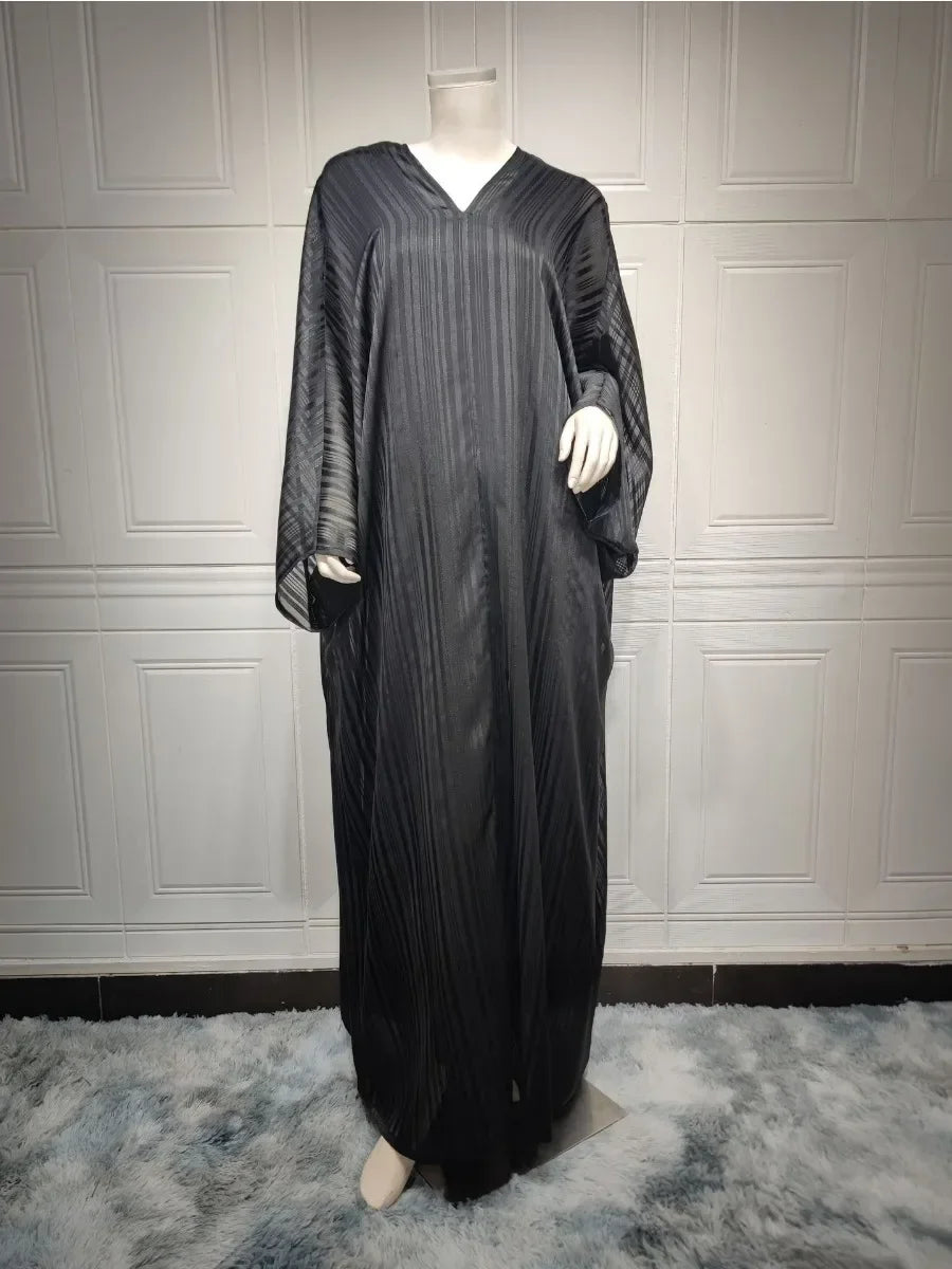 Eid Silky Muslim Set Women Satin Morocco Party Dress 2 Piece Set Abaya Evening Long Robe Musulman Ensembles Vestidos Largos