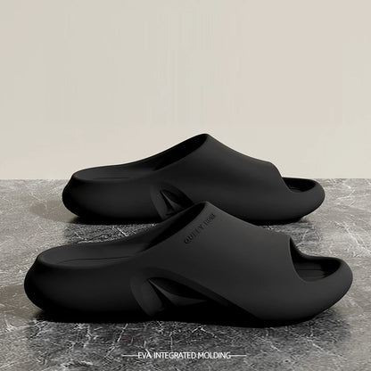 Comwarm Men Classic EVA Slippers Beach Shoes Fashion Men Sandals Large Size Indoor Outdoor Slippers Non-Slips Casual House Shoes