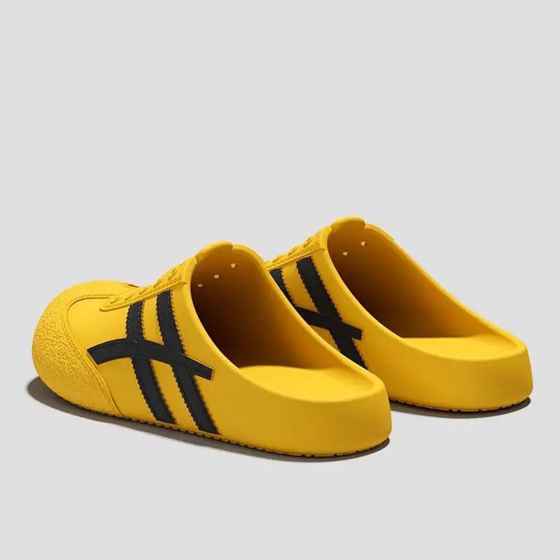 Brand Design Vulcanized Racing Shoes Women Summer 2026 Soft Light Weight Eva Outdoor Mules Slippers Plus Size Casual Clogs Shoes