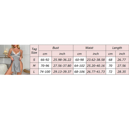 Women Soft Cotton Sexy Pajamas Sling Sleeveless V Neck Sleepwear Full Slip Lace Trim Nightwear Night Dress Women пижама женская