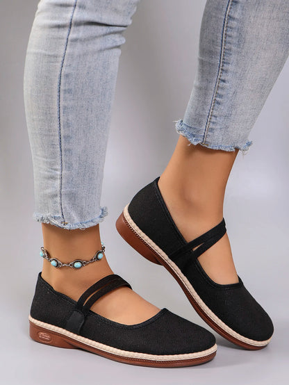 Spring New Women's Casual Sports Shoes Comfortable, Breathable, Lightweight, Wear resistant Lazy Shoes, Soft soled Flat Shoes