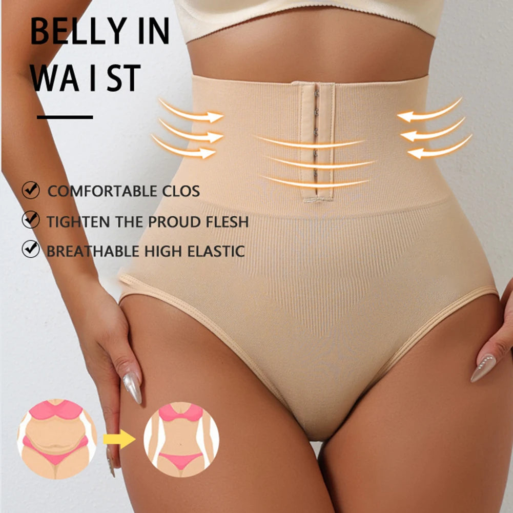 Womens Strong Postpartum Plus Size Buttoned Hip Lifting Top Waist Pants Mid-waist Comfortable High-quality Underpanties