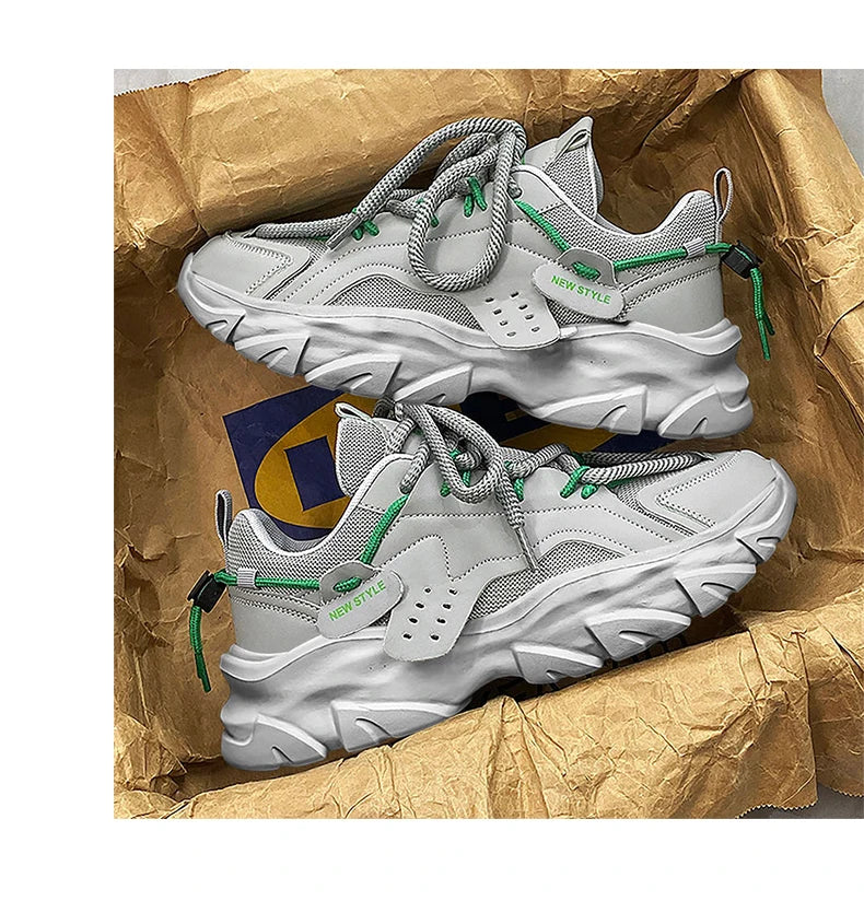 Men‘s Casual Sneakers new High Quality Comfortable Versatiled white shoes Outdoor Running Four Seasons Luxury Men platform shoes