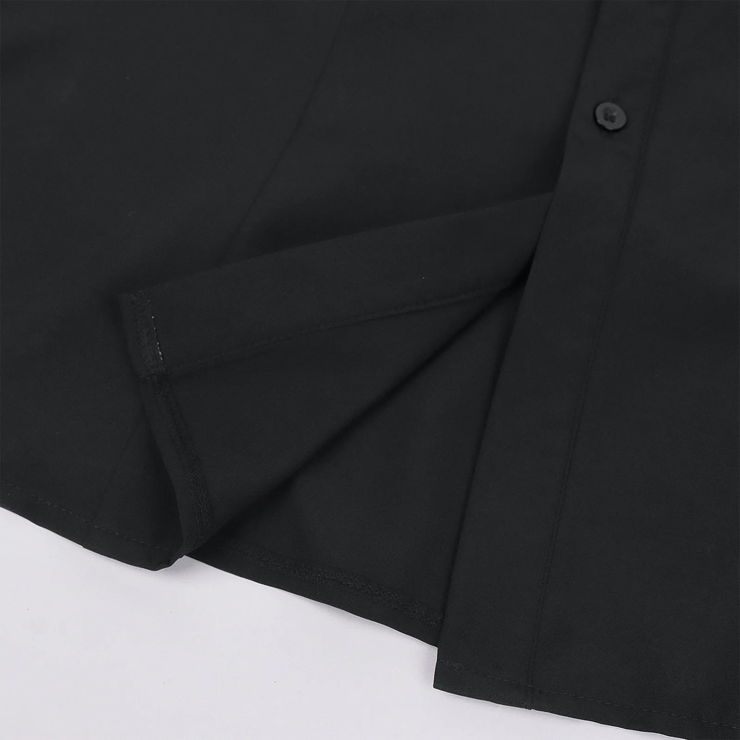 2026 Black&White Vintage Court-Style Stand Collar Ruffled Shirts for Men,Gothic Pleated Cuffs Glamorous Pirate-Style Men's Shirt