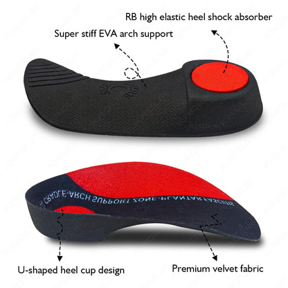 Severe Flat Foot Arch Support Insoles For Shoes Men Women Orthotic Inserts Orthopedic Shoes Soles Heel Pain Plantar Fasciitis