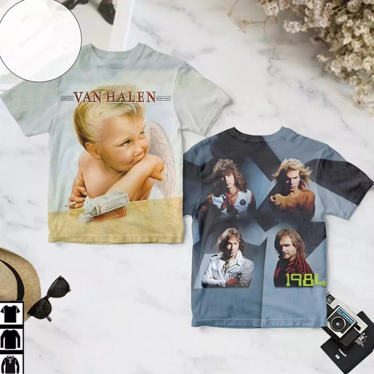 New Classic Rock Van Halen T-shirts Summer 3D Print Unisex Streetwear Men Women Hip Hop Trend Short Sleeve Tee Oversized Y2k Top