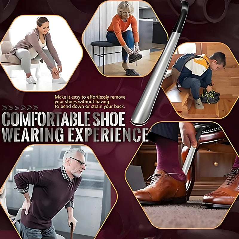 1-Pack Extra Long Shoe Horn - Father's Day Gift for Elderly & Back Pain Sufferers