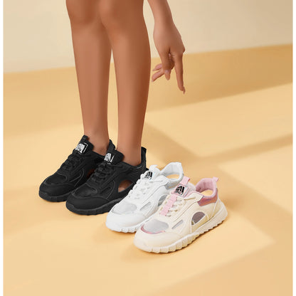 Women's Breathable Thick-Sole Sneakers w/Durable Design, Outdoor Running/Walking Shoes for Gym & Daily Wear - Stylish Comfort