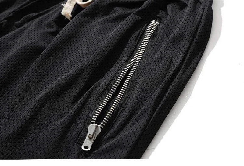 Men's Mesh Sports Track Shorts Summer Basketball Fitness Running Breathable Short Pants Loose Muscle Training Bermuda Masculina