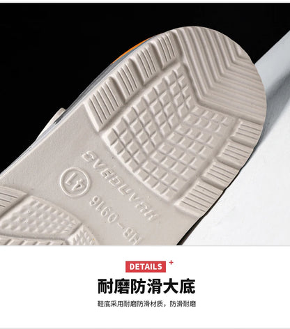 Men's summer casual hole shoes non slip lightweight breathable Two wearing men's sandals fashion comfort beach shoes slippers