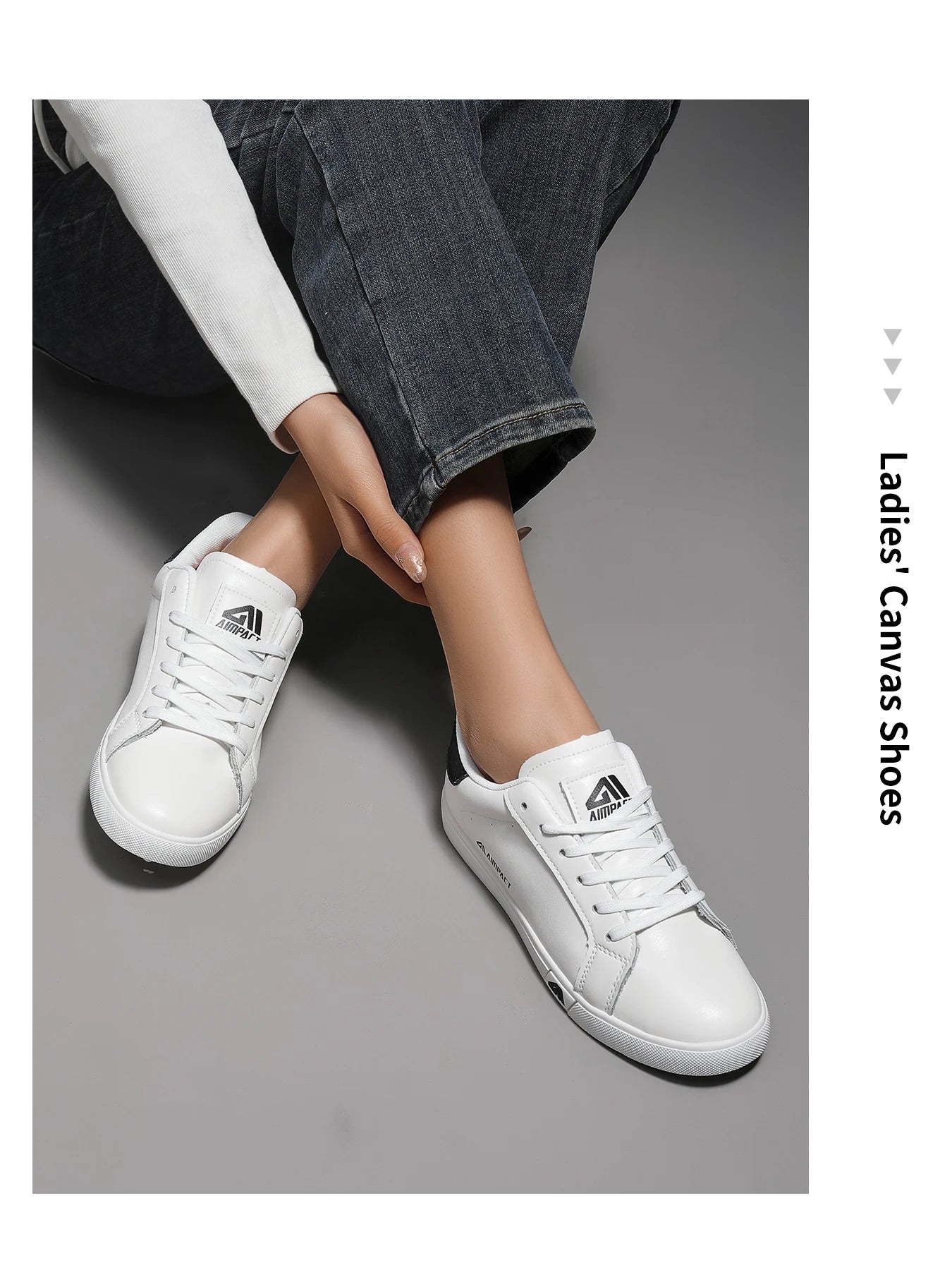 Women's High-Top Platform Sneakers w/Vulcanized Sole, White Casual Sport Shoes for A/W Seasons - Streetwear & Daily Use Fashion