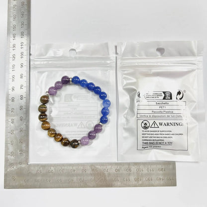 Bring Good Luck and Attract Wealth Natural Stone Bracelet Energy Meditation Bracelet Friendship Jewelry Gift Stretch Bracelet