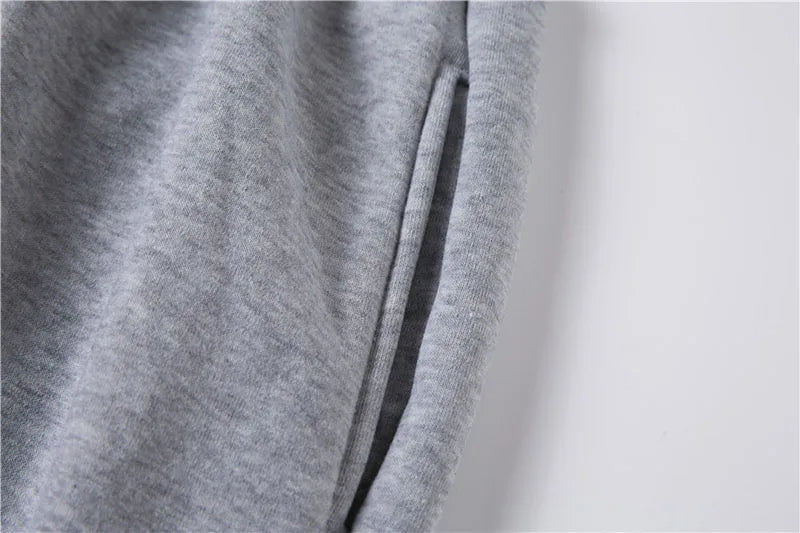 Autumn Men Digital Printing Tracksuit 2 Pieces Sets Hooded Sweatshirt +Drawstring Pants Male Hoodies Running Sportswear Men