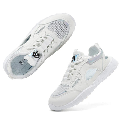 Women's Breathable Thick-Sole Sneakers w/Durable Design, Outdoor Running/Walking Shoes for Gym & Daily Wear - Stylish Comfort