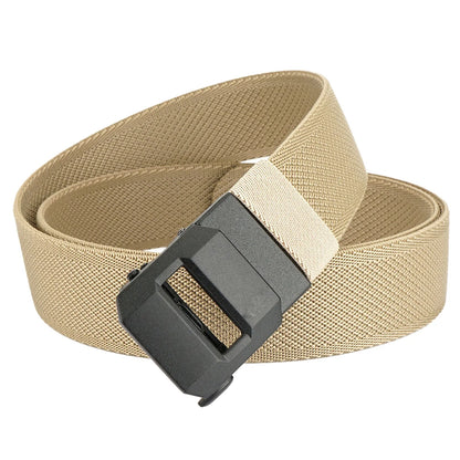 Men'S Elastic Waistband With Automatic Buckle Canvas And Trendy Pants Strap