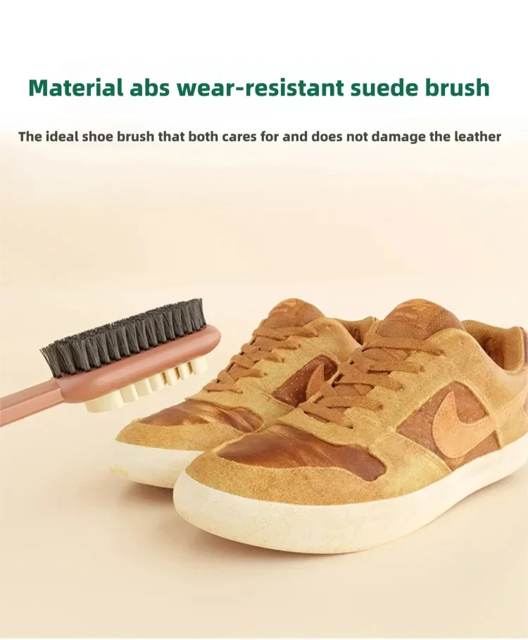 2-in-1 Eraser Scrub Cleaner for Suede Nubuck Shoes Suede Shoe Brush Rubber