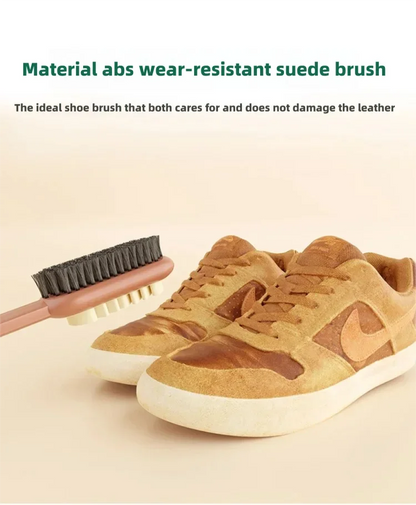 2-in-1 Eraser Scrub Cleaner for Suede Nubuck Shoes Suede Shoe Brush Rubber