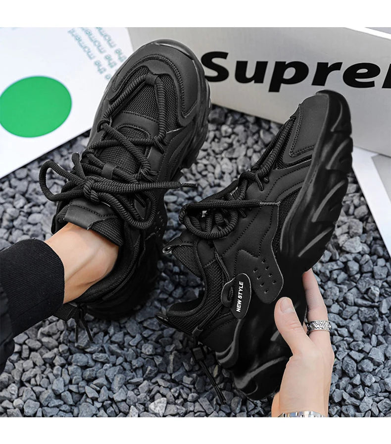 Men‘s Casual Sneakers new High Quality Comfortable Versatiled white shoes Outdoor Running Four Seasons Luxury Men platform shoes