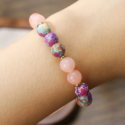 Meetvii Handmade 8mm Onyx Natrual Stone Beaded Bracelets for Women Men Hematite Healing Braslet Cadeau Homme Leisure Jewelry