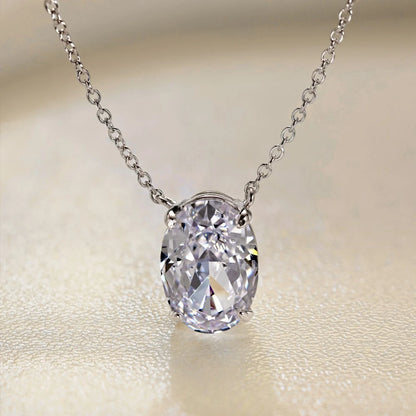 Vinregem Sparkling Crushed Ice Cut Lab Created Sapphire Gems Pendant Necklaces 100% 925 Sterling Silver Fine Jewelry Wholesale