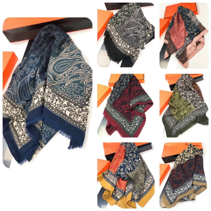 2026 Spring Paisley Pashmina Scarf Shawl Muslim Ramadan Hijabs for Women Autumn Designer Print Female Sunscreen Beach Stoles