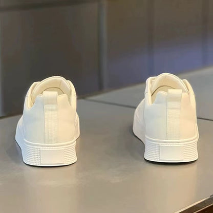 White Casual Leather Men Sneakers Shoes Comfortable Trend Board Shoes for Men Breathable Sneakers Sports Shoes Men Running Shoes