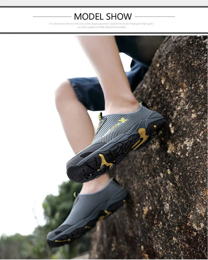 Men's Summer Sports Shoes Anti-skid and Wear-resistant Soles New Discount Shoes for Outdoor Hiking Casual and Breathable Shoes
