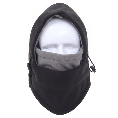 Winter Fleece Windproof Balaclava Motorcycle Hood Full Face Mask Cap Neck Warmer Thermal Beanie Hat Bike Cycling Ski Hiking