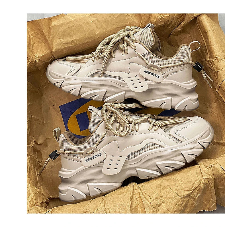 Men‘s Casual Sneakers new High Quality Comfortable Versatiled white shoes Outdoor Running Four Seasons Luxury Men platform shoes