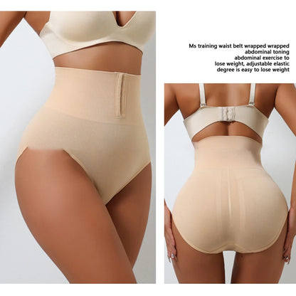 Womens Strong Postpartum Plus Size Buttoned Hip Lifting Top Waist Pants Mid-waist Comfortable High-quality Underpanties