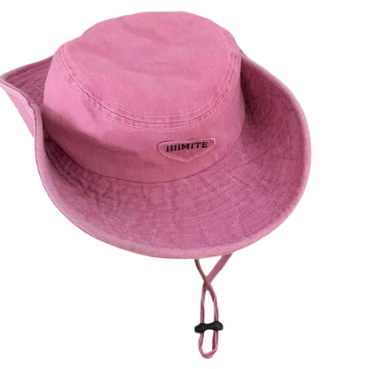 Stylish Unisex Fedora Hat with Heart Embroidery and Wide Brim Perfect for Outdoor Activities like Hiking and Camping